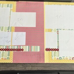 Scrapbooking Lot Including Premade‎ Layouts And My Minds Eye Coordinating Pieces